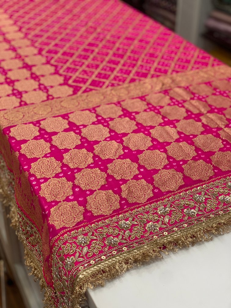 Georgette Bandhani Embroidery (BF24)