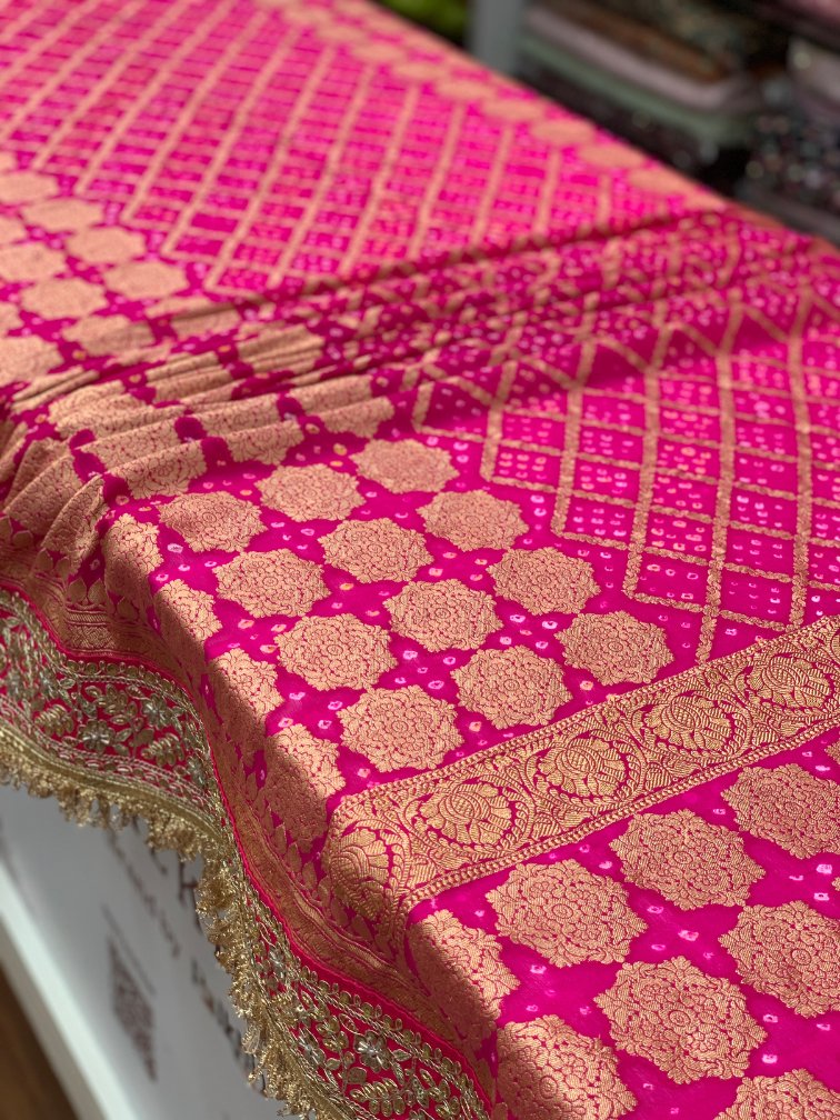 Georgette Bandhani Embroidery (BF24)